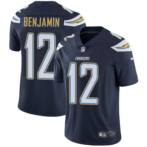 Nike Chargers #12 Travis Benjamin Navy Blue Team Color Men's Stitched NFL Vapor Untouchable Limited Jersey - Click Image to Close